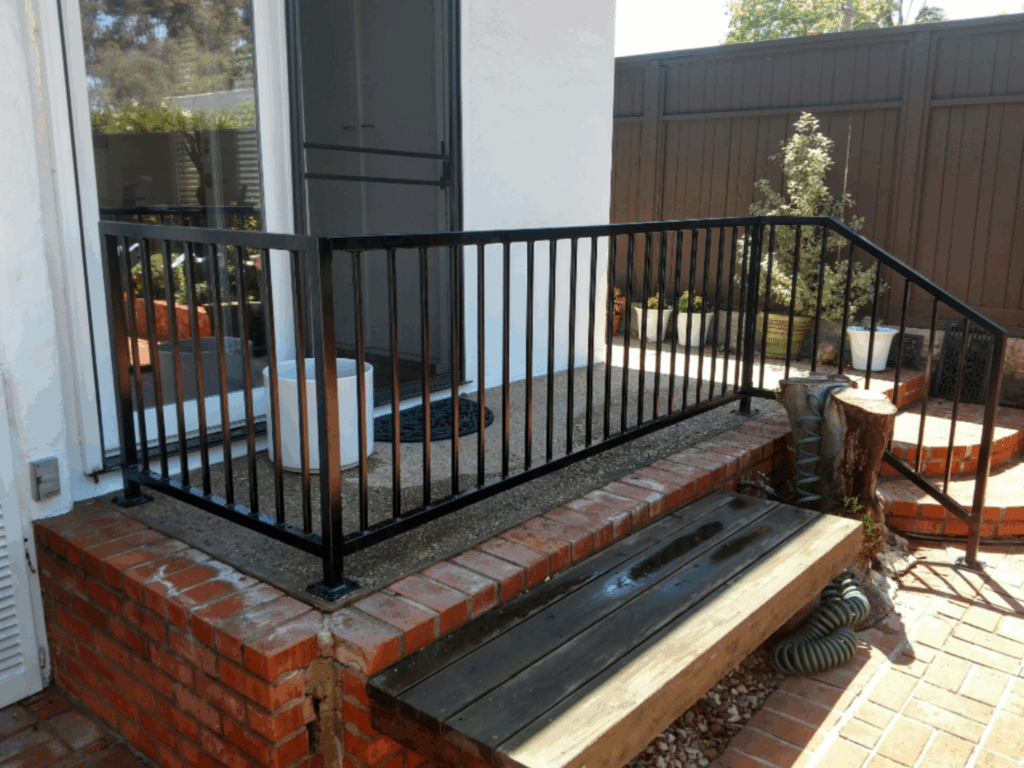 Custom iron handrail